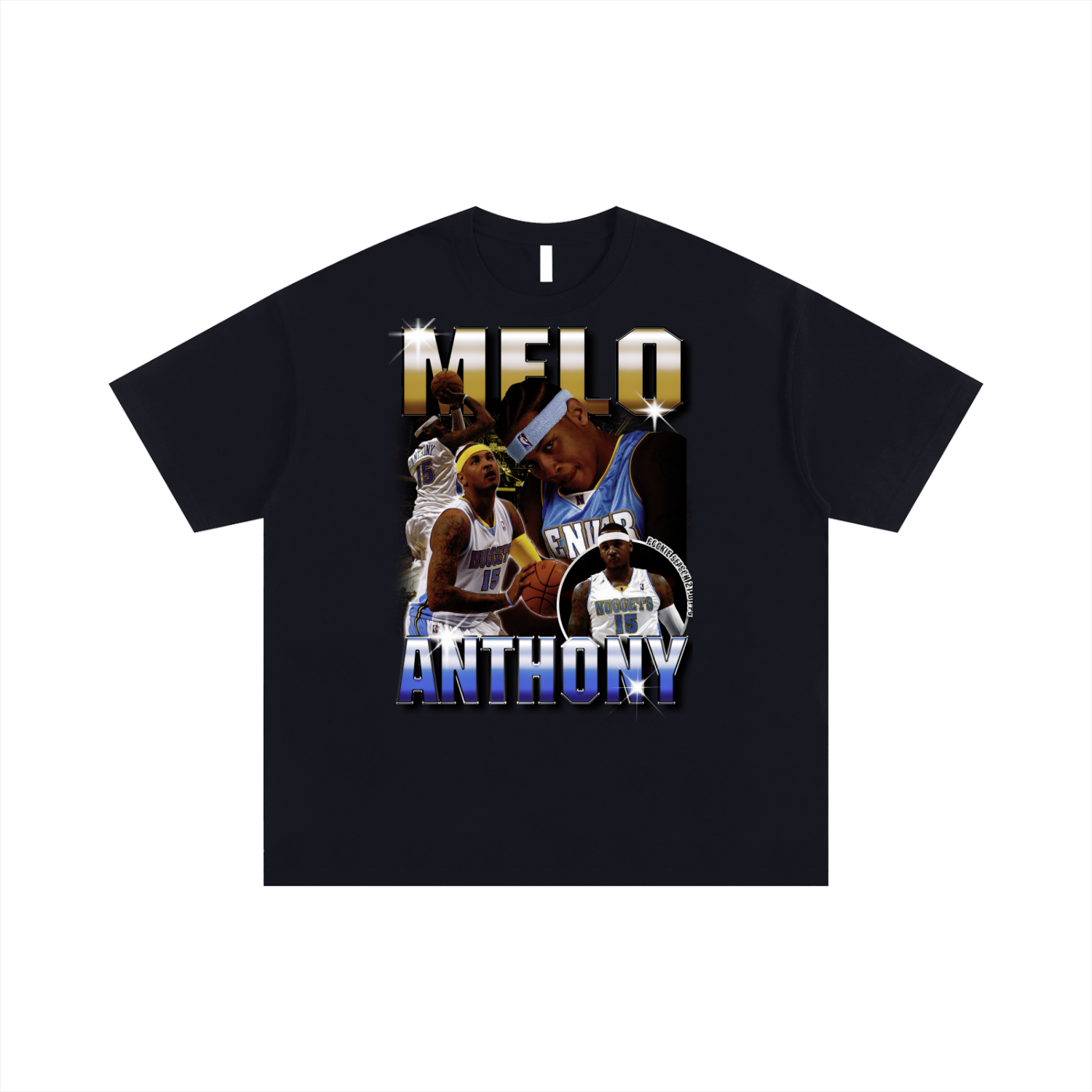 Carmelo Anthony Nuggets Legend Oversized Graphic Tee Shirt